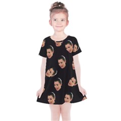 Crying Kim Kardashian Kids  Simple Cotton Dress