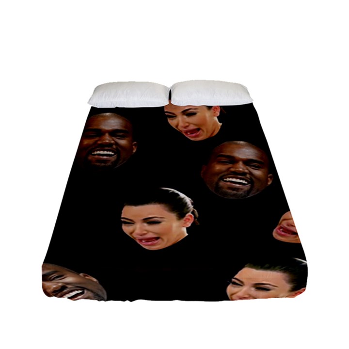 Crying Kim Kardashian Fitted Sheet (Full/ Double Size)