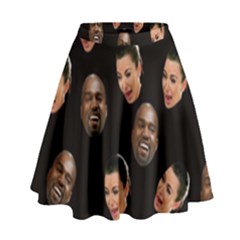 Crying Kim Kardashian High Waist Skirt by Valentinaart