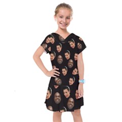 Crying Kim Kardashian Kids  Drop Waist Dress by Valentinaart