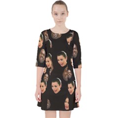 Crying Kim Kardashian Pocket Dress by Valentinaart