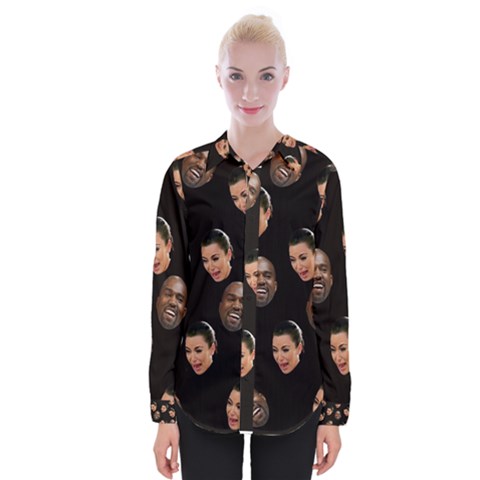 Crying Kim Kardashian Womens Long Sleeve Shirt by Valentinaart