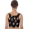 Crying Kim Kardashian Velvet Crop Top View2