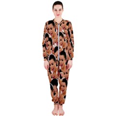 Crying Kim Kardashian Onepiece Jumpsuit (ladies)  by Valentinaart