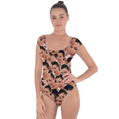 Crying Kim Kardashian Short Sleeve Leotard  by Valentinaart