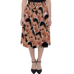 Crying Kim Kardashian Folding Skater Skirt by Valentinaart