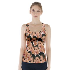 Crying Kim Kardashian Racer Back Sports Top by Valentinaart