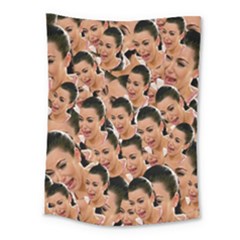 Crying Kim Kardashian Medium Tapestry by Valentinaart