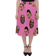 Crying Kim Kardashian Folding Skater Skirt by Valentinaart