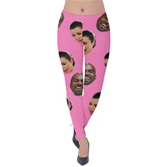 Crying Kim Kardashian Velvet Leggings