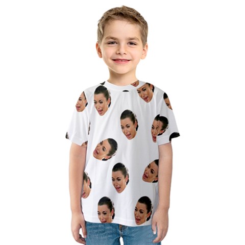 Crying Kim Kardashian Kids  Sport Mesh Tee by Valentinaart