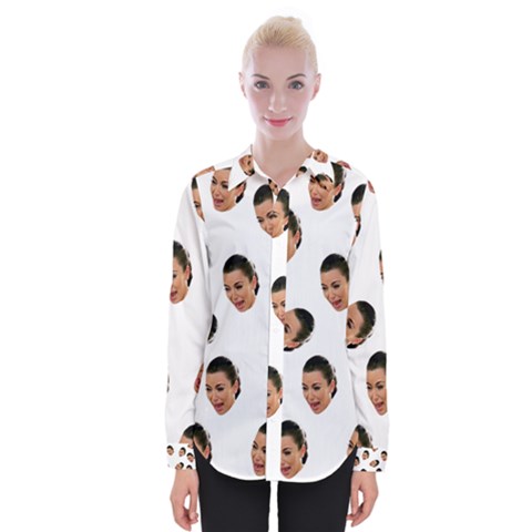 Crying Kim Kardashian Womens Long Sleeve Shirt by Valentinaart