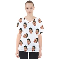 Crying Kim Kardashian V-neck Dolman Drape Top by Valentinaart