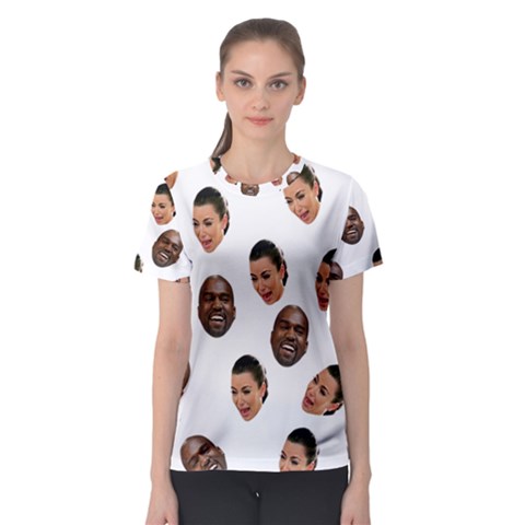 Crying Kim Kardashian Women s Sport Mesh Tee by Valentinaart