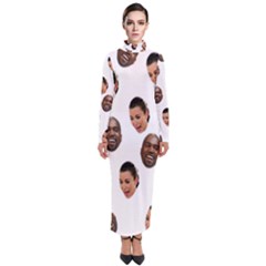 Crying Kim Kardashian Turtleneck Maxi Dress