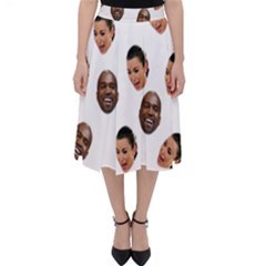 Crying Kim Kardashian Folding Skater Skirt by Valentinaart