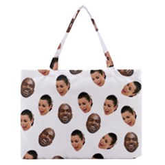 Crying Kim Kardashian Zipper Medium Tote Bag by Valentinaart