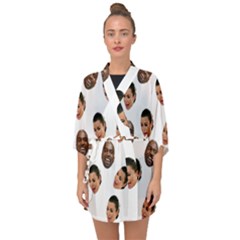 Crying Kim Kardashian Half Sleeve Chiffon Kimono by Valentinaart