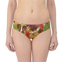 Autumn Fall Leaves Hipster Bikini Bottoms by LoolyElzayat