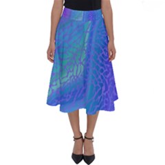 Marble Shades Elephant Texture Perfect Length Midi Skirt by LoolyElzayat