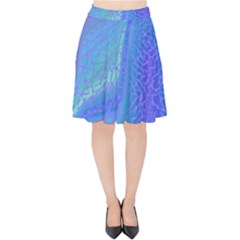 Marble Shades Elephant Texture Velvet High Waist Skirt by LoolyElzayat