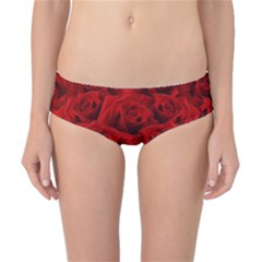 Romantic Red Rose Classic Bikini Bottoms by LoolyElzayat