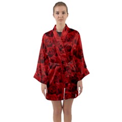 Romantic Red Rose Long Sleeve Kimono Robe by LoolyElzayat