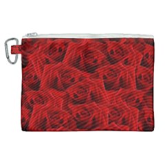 Romantic Red Rose Canvas Cosmetic Bag (xl) by LoolyElzayat