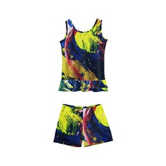 Global Warming 2 Kid s Boyleg Swimsuit