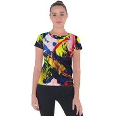 Global Warming 2 Short Sleeve Sports Top  by bestdesignintheworld