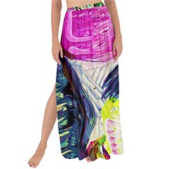 Lilac And Lillies 2 Maxi Chiffon Tie-up Sarong by bestdesignintheworld