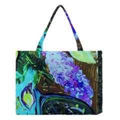 Lilac And Lillies 1 Medium Tote Bag by bestdesignintheworld