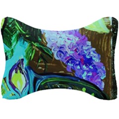 Lilac And Lillies 1 Seat Head Rest Cushion