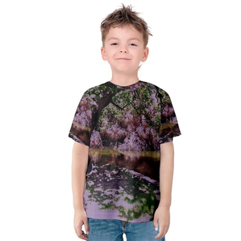 Hot Day In Dallas 31 Kids  Cotton Tee by bestdesignintheworld