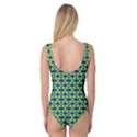 Blue Yellow Green Swirl Pattern Princess Tank Leotard  View2