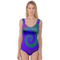 Swirl Green Blue Abstract Princess Tank Leotard  View1