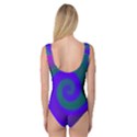 Swirl Green Blue Abstract Princess Tank Leotard  View2