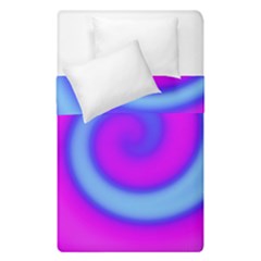 Swirl Pink Turquoise Abstract Duvet Cover Double Side (single Size)