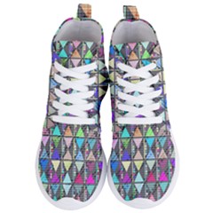 Geometric Women s Lightweight High Top Sneakers by luizavictorya72