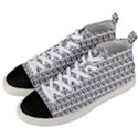 Geometric Men s Mid-Top Canvas Sneakers View2