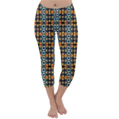 Artwork By Patrick-colorful-2-1 Capri Winter Leggings  by ArtworkByPatrick