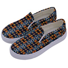 Artwork By Patrick-colorful-2-1 Kids  Canvas Slip Ons by ArtworkByPatrick