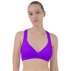 Light Purple Dots Pattern Sweetheart Sports Bra by LoolyElzayat