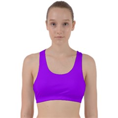 Light Purple Dots Pattern Back Weave Sports Bra by LoolyElzayat