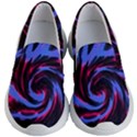 Swirl Black Blue Pink Kid s Lightweight Slip Ons View1