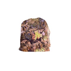 Spring Flowers Drawstring Pouches (small) 