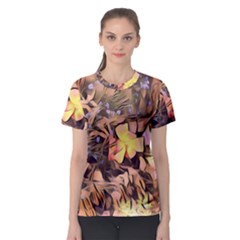 Spring Flowers Women s Sport Mesh Tee