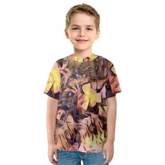 Spring Flowers Kids  Sport Mesh Tee