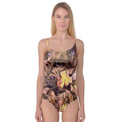 Spring Flowers Camisole Leotard 