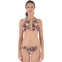 Spring Flowers Perfectly Cut Out Bikini Set by DeneWestUK